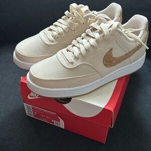 Nike, beige, 7.